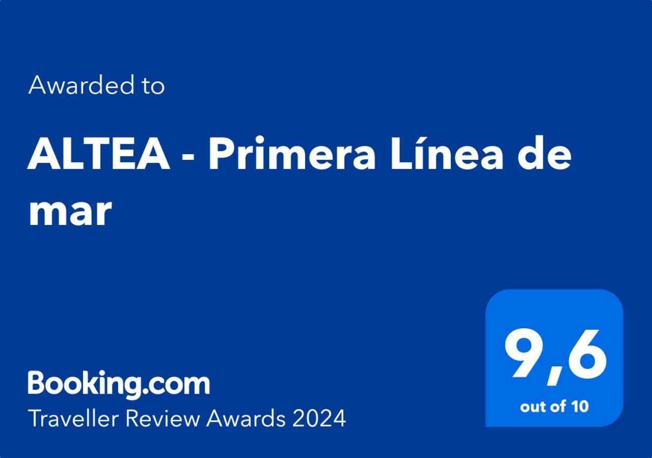 Altea - Primera Linea De Mar 아파트 외부 사진